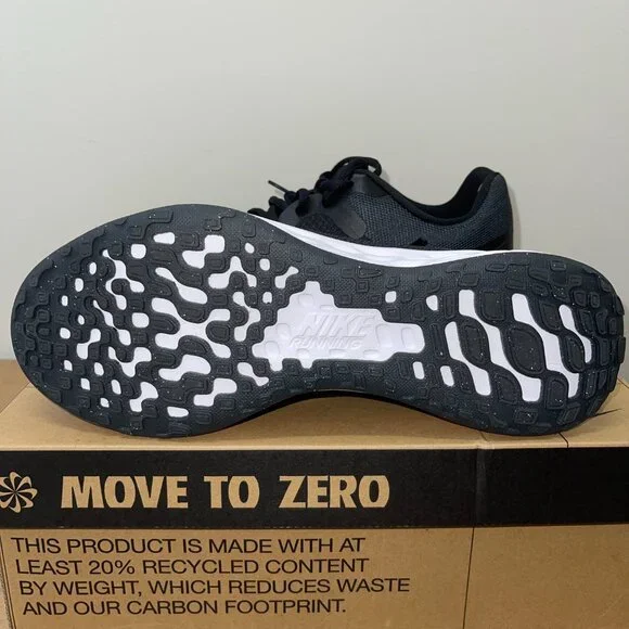 WOMEN’S NIKE REVOLUTION 6 NN (DC3729 003) RUNNING SHOES BLACK/WHITE SIZE 11 - Picture 5 of 7